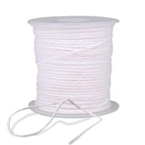 BEADNOVA Braided Candle Wick Spool 200 ft Cotton Roll Core Braided Wick for Candle Making and DIY (61m/67yard/200 Foot) BEADNOVA