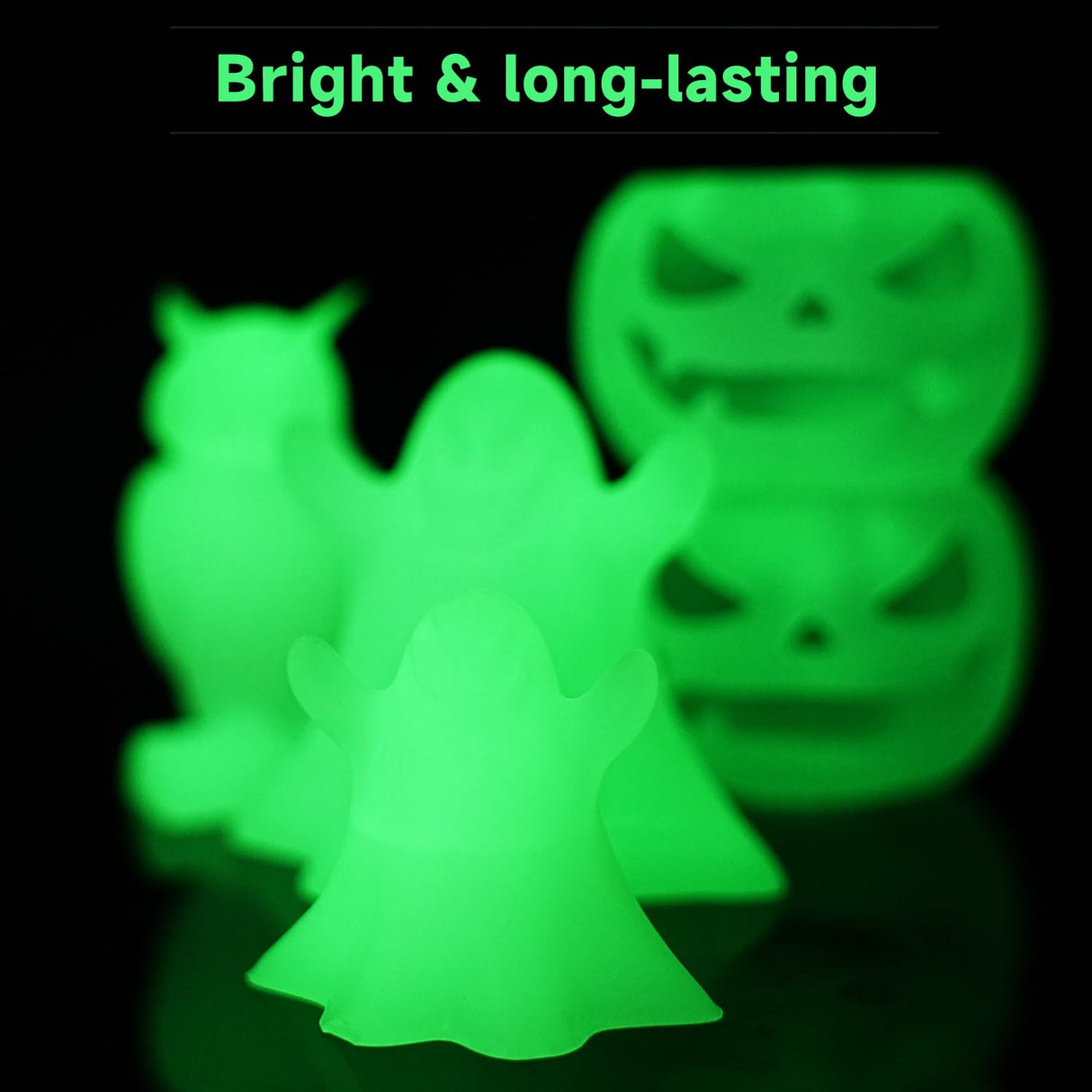 GratKit Glow Green in The Dark Resin, 405nm UV-Curing Photopolymer Resin for LCD/DLP 3D Printers, 1000g, Clear GratKit