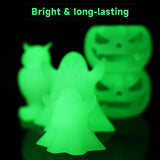 GratKit Glow Green in The Dark Resin, 405nm UV-Curing Photopolymer Resin for LCD/DLP 3D Printers, 1000g, Clear GratKit