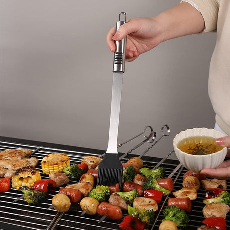 BBQ Grilling Tools Set,Stainless Steel Grilling Accessories Kit for Men Gift,13pc BBQ Grill Utensils Gift Kit with Portable Carry Bag BBQ Tools Grill Tools Set for Backyard Outdoor Grill Cooking FIRBISI