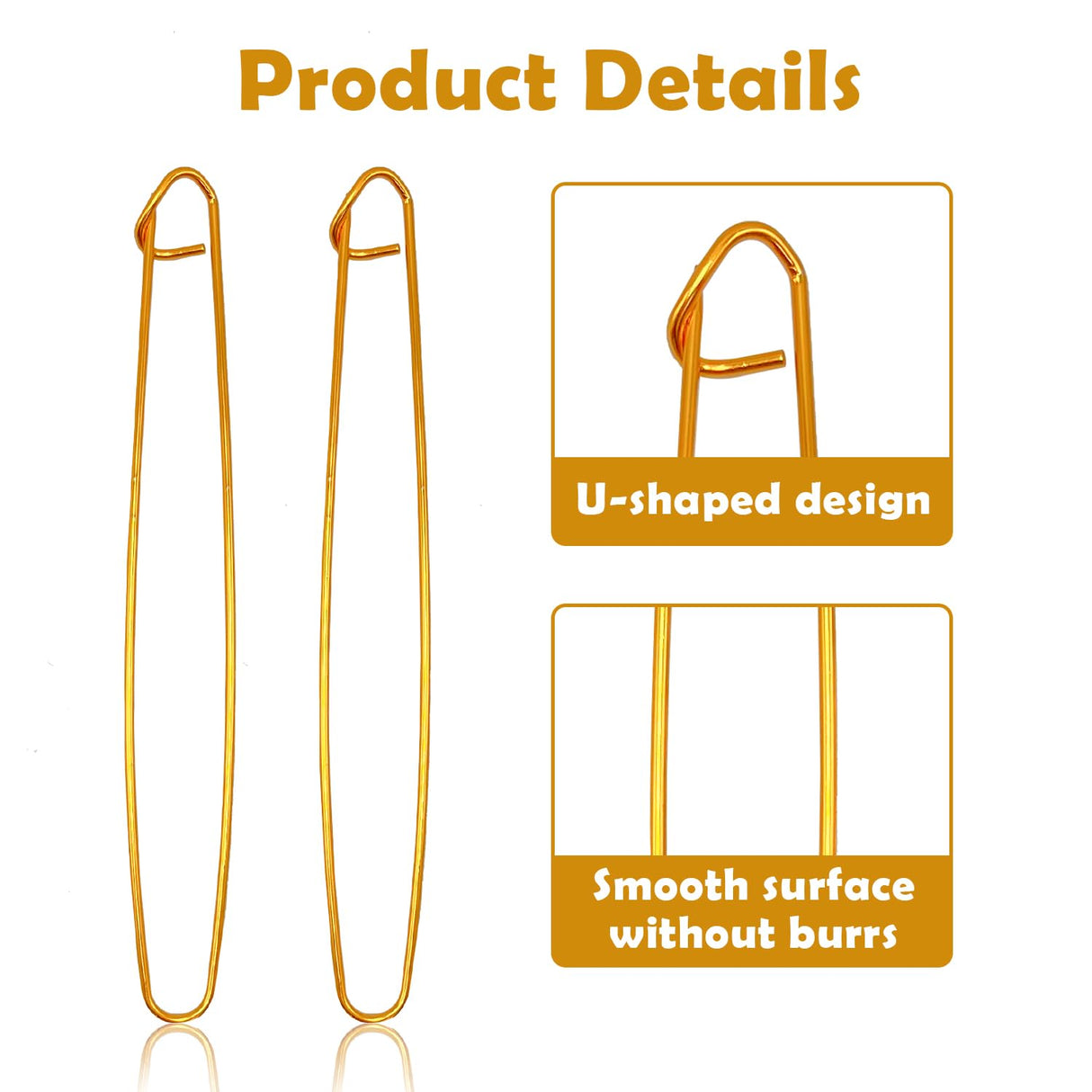 OWMOSYX 12 Pcs Knitting Stitch Holders Aluminum, Colorful Yarn Stitch Holder for Practical Knitting Crochet Tools for Sweaters Socks Yarn Sewing DIY Blankets OWMOSYX