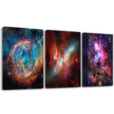 pchmcu 3 Pack Galaxy Diamond Painting Kits for Adults,5D Diamond Art Painting,DIY Full Drill Crystal Rhinestone Arts and Crafts,Gem Art Star Painting with Diamond Home Wall Decor 9.8x13.8 inch pchmcu