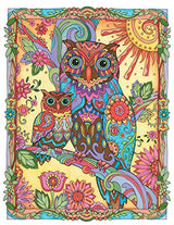 Creative Haven Owls Coloring Book (Adult Coloring Books: Animals) Dover Publications