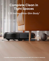 eufy Robot Vacuum Omni C20, Robot Vacuum and Mop Combo, Self Emptying, Auto Mop Washing and Auto Drying for Hands-free Cleaning, 7000 Pa Powerful Suction, 3.35-Inch Ultra-Slim Body, All-in-One Station eufy