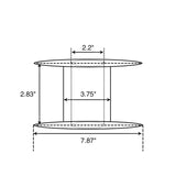 PRILINE PLA Filament 1.75mm, PRILINE PLA 3D Printer Filament, 1kg Spool (2.2lbs) 3D Printing Filament Fits for Most 3D Printers, Dimensional Accuracy +/- 0.02mm,Black PRILINE
