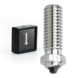 Upgrade Tungsten CarbideTip Bimetal Volcano 0.6mm Nozzles high Thermal Conductivity Abrasion Resistance for Anycubic Vyper/Kobra Max/Plus, Artillery Sidewinder X2 Flsun V400 Super 3D Printer Xirbbo