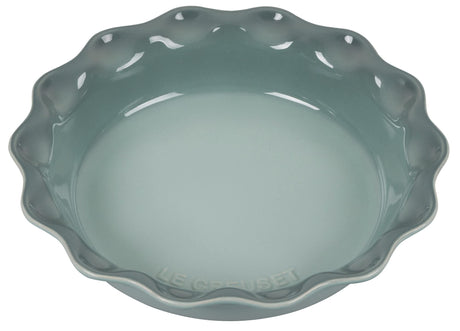 Le Creuset Stoneware Pie Dish, 9", Sea Salt Le Creuset