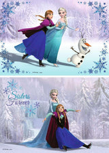 Ravensburger Disney Frozen Sisters Always Puzzle Set | 2 x 24 Piece Jigsaw Puzzles | Unique Pieces for Perfect Fit | Ideal Game for Kids and Family | FSC-Certified for Sustainability Disney