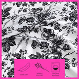 Betsey Johnson - Queen Bed Sheets, Soft & Lightweight Bedding, Fade & Wrinkle Resistant (Betseys Toile Black, Queen) Betsey Johnson