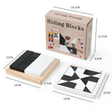 QZMTOY Wooden Blocks Puzzle Table Games, Brain Teaser Puzzle Game with 80 Challenges,Brain Toys for Kids, STEM Montessori Toys for Boys Girls,Travel Toys,Stocking Stuffers for Kids QZMTOY