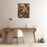 HULDFRDA Paint by Numbers Kit for Adults Octopus Paint by Numbers Kit Octopus Adult Paint by Number Kits on Canvas Octopus Paint-by-Number DIY Painting by Number Crafts for Wall Decor, 16 x20 Inch HULDFRDA