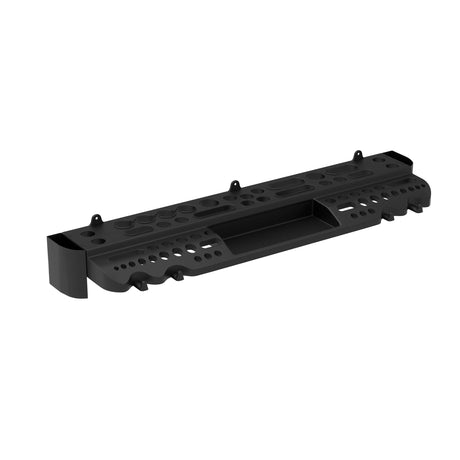 Tool Storage Shelf Wall Mount Utility Shelf Organizer Rack Has 61 Slots, 4 Hooks, 2 Compartments Garage Shelving and Tool Organizers by Stalwart Stalwart