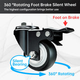 Snuowu 48 Inch Heavy Duty Dog Crate with Wheels, Folding Metal Big Dog Cage for Large and Medium Dogs, Extra Large XL XXL Indestructible Dog Crate with Removable Tray. Snuowu