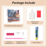 AMORARS Diamond Painting Kit for Adults, 5D Horse Diamond Art for Beginners - DIY Full Diamond Dot Gem Art Painting, Suitable Gifts and Home Wall Decoration Crafts, 12X12Inch AMORARS