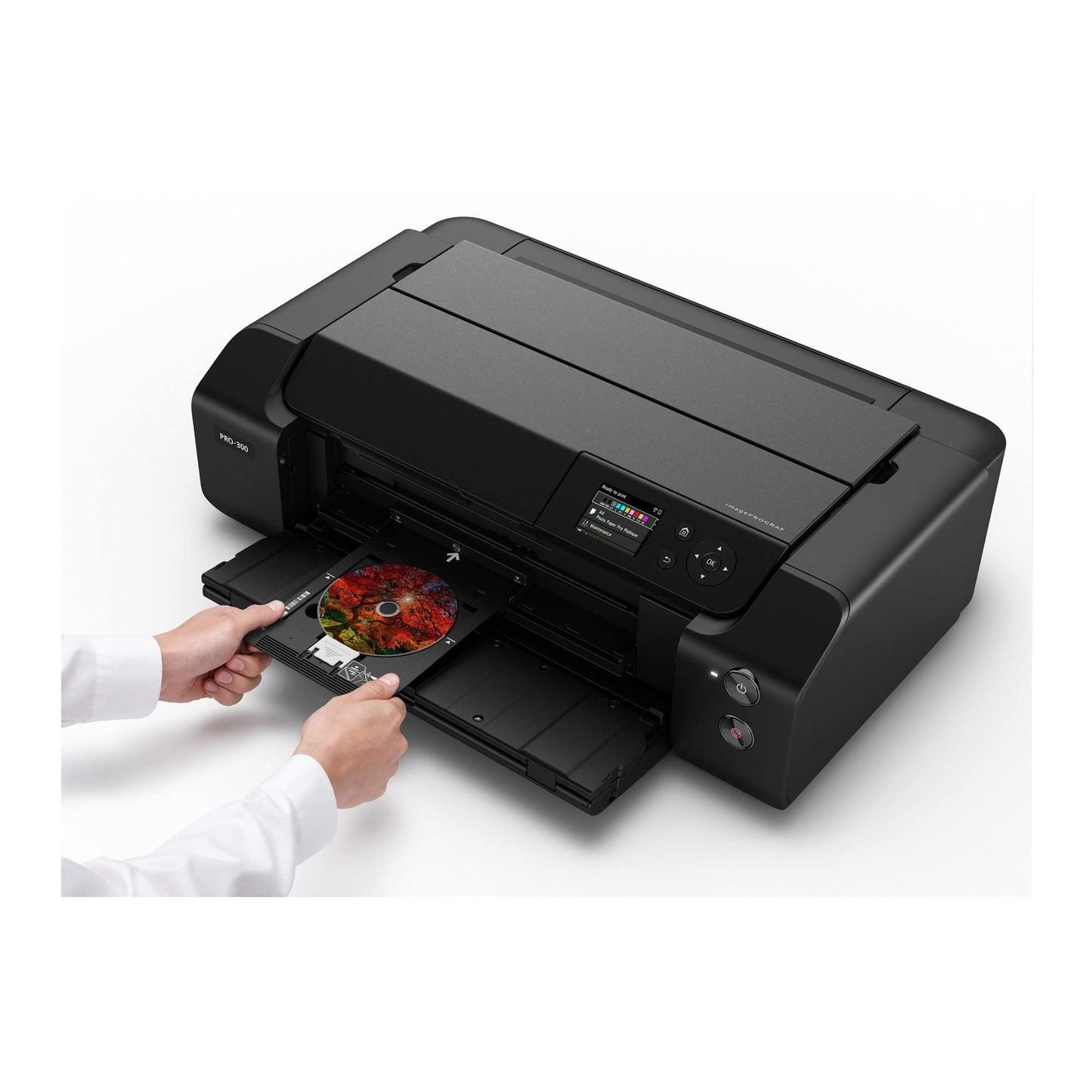 Canon imagePROGRAF PRO-300 Wireless Color Wide-Format Printer, Prints up to 13"X 19", 3.0" LCD Screen with Profession Print & Layout Software and Mobile Device Printing, Black, One Size