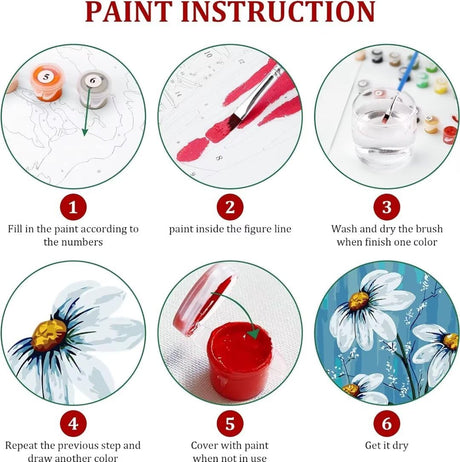 Paint by Number for Adults, Unicorn Adults Paint by Numbers Kits On Canvas, DIY Colors Painting by Numbers for Beginners Oil Painting Acrylic Paints for Home Wall Decor 12x16 Inch (Without Framed) Peepezo