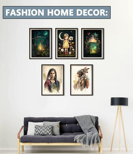 Garden Unicorn Diamond Painting Kits,Fun DIY Full Circle Diamond Cross Stitch Art Kit for Adults Enjoying Family Fun Time Home Decor Wall Decor 8x12 Inch Parbamll