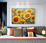 GXGLLPZBY 5D Diamond Painting Kits for Beginners,DIY Sunflower Diamond Art Kits for Adult, Full Round Diamond Dot Gem Art Kits,Home Wall Decoration 11.8x15.8 Inches GXGLLPZBY