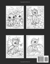 Baby Dragons COLORING BOOK: Cute designs for kids and adults to color and enjoy. WoodArtSupply
