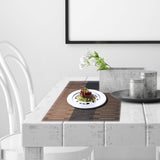 PIGCHCY Placemats,Durable Placemats for Dining Table,Washable Woven Vinyl Kitchen Placemats Set of 4 (Brown) PIGCHCY