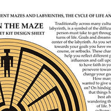 Coiled Basket Kit - Maze Design Traditional Craft Kits