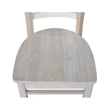 International Concepts Emily Side Chair, Unfinished IC International Concepts