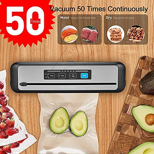 WiFi Sous-Vide-Machine & Vacuum Sealer Machine, Inkbird Sous Vide Cooker 1000W w/Recipes on APP Preset Cooker | Automatic Air Sous Vide Vacuum Sealing Inkbird