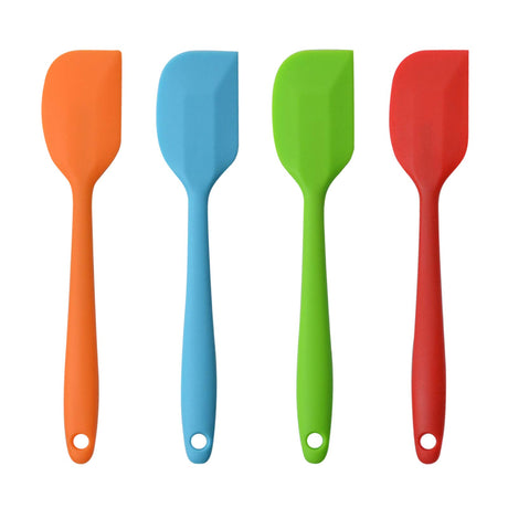 Silicone Spatulas, 11 inch Rubber Spatula Heat Resistant Seamless One Piece Design Non-Stick Flexible Scrapers Baking Mixing Tool (4 Piece) MOACC