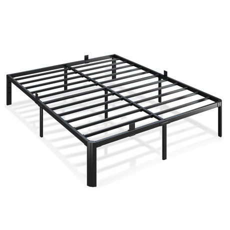 Metal Bed Frame King Size, 14 Inch 3500 lbs Heavy Duty Platform Bed FramesSteel Slats Noise Free No Box Spring Needed, Easy Assemble Sturdy Bedframe with Storage and Mattress Retainers BOLTRISE