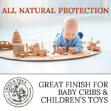Tried & True Stain + Finish - Dark Walnut - Quart - Natural Stain & Oil Finish for Wood, Pigmented Danish Oil, Food Safe, Solvent Free, VOC Free, Dye Tried & True