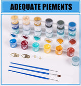 MXCFZX Sunset Beach Paint by Numbers kit for Adults，Beginner on Advanced Canvas Adult Paint by Number Kits ，Easy Landscape Painting by Numbers,Acrylic Paint Boat On Lake Crafts for Home Decor 8x12in MXCFZX