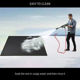 VCHOMY 40x60 Inch Under Grill Mat for Outdoor Grill Deck Patio Protector Extra Large Silicone Fireproof Waterproof Oil-Proof Fire Pit Matt BBQ Barbecue Pad VCHOMY