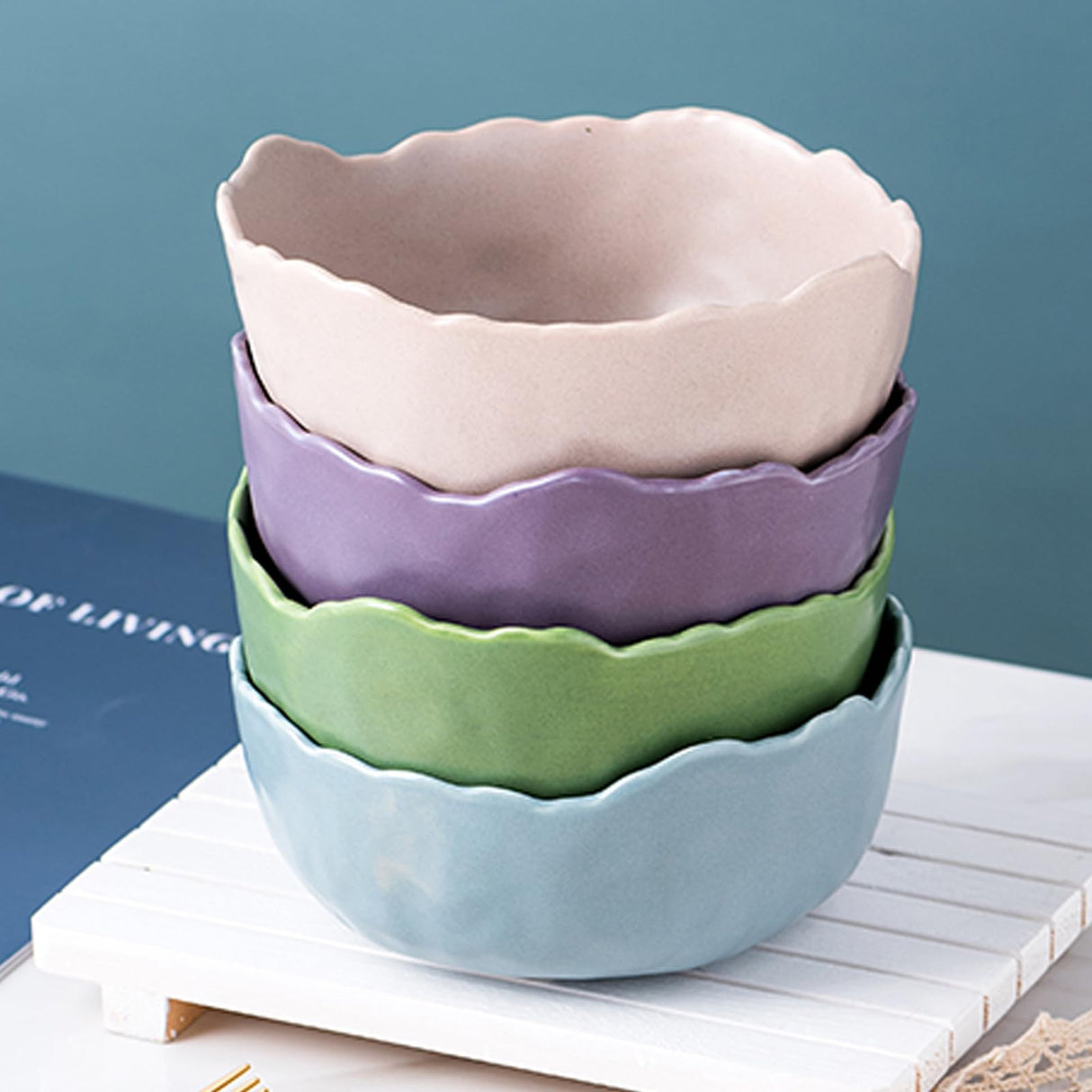Wehous Bowl Resin Mold Irregular Storage Box Silicone Mold Unique Container Jewelry Holder Candle Vessels Mold for Epoxy Resin Concrete Cement DIY Art Craft Trinket Jar Dish Plant Pot Table Home Decor Wehous