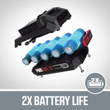 Skil 20V 7/8 Inch Stroke Length Jigsaw, Includes 2.0Ah PWRCore 20 Lithium Battery and Charger - JS8203-10 EGO POWER+