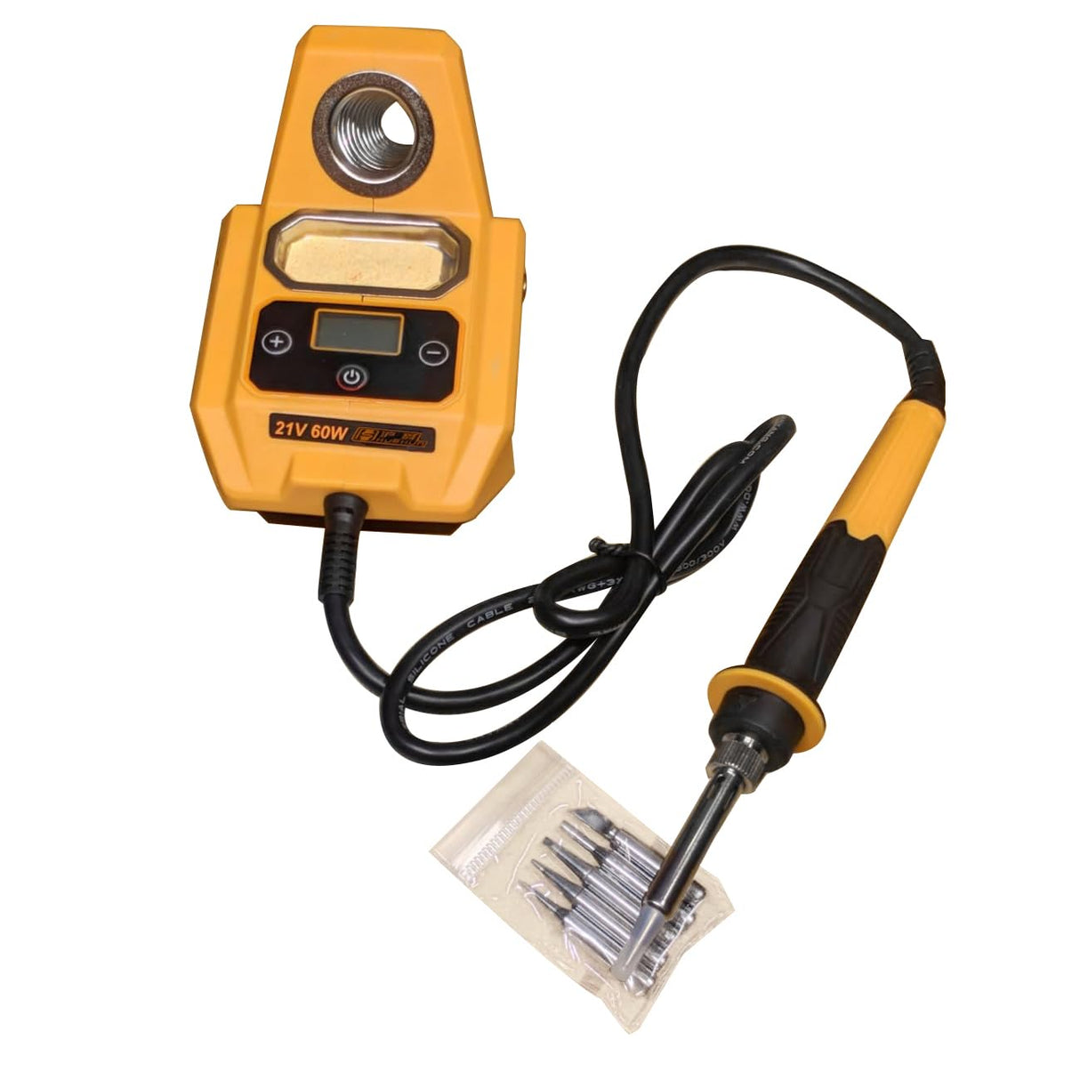 Cordless Soldering Iron Station Compatible with Dewalt 20V Max Battery (NOT Included), Portable Soldering Iron with Digital Display/Auxiliary Helpers for DIY Repair Welding Works WoodArtSupply