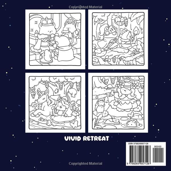 Dreamy Medieval: A Coloring Book for Adults and Teens Featuring Cute Characters and Cozy Life in the Kingdom of Animals for Relaxation Majosta