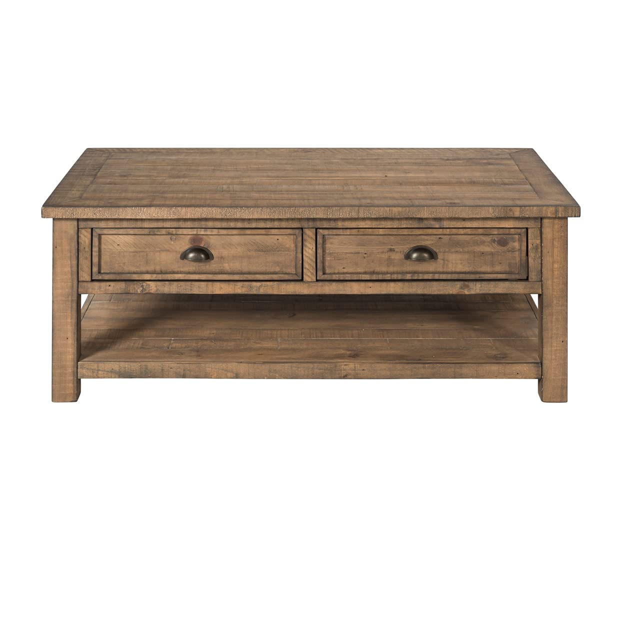 Martin Svensson Home Monterey Solid Wood Coffee Table, Reclaimed Natural - WoodArtSupply