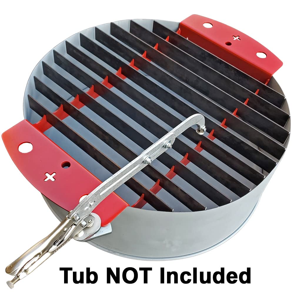 Round - Plasma Cutter Water Table for 55 gal. Drum/ 17 gal. tub - No Clamp 911 motorsports