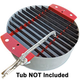 Round - Plasma Cutter Water Table for 55 gal. Drum/ 17 gal. tub - No Clamp 911 motorsports