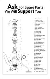Farag Janitorial Industrial Vacuum Cleaner Wet/Dry - 2 Motors - 21 Gallon JM773 Farag Janitorial