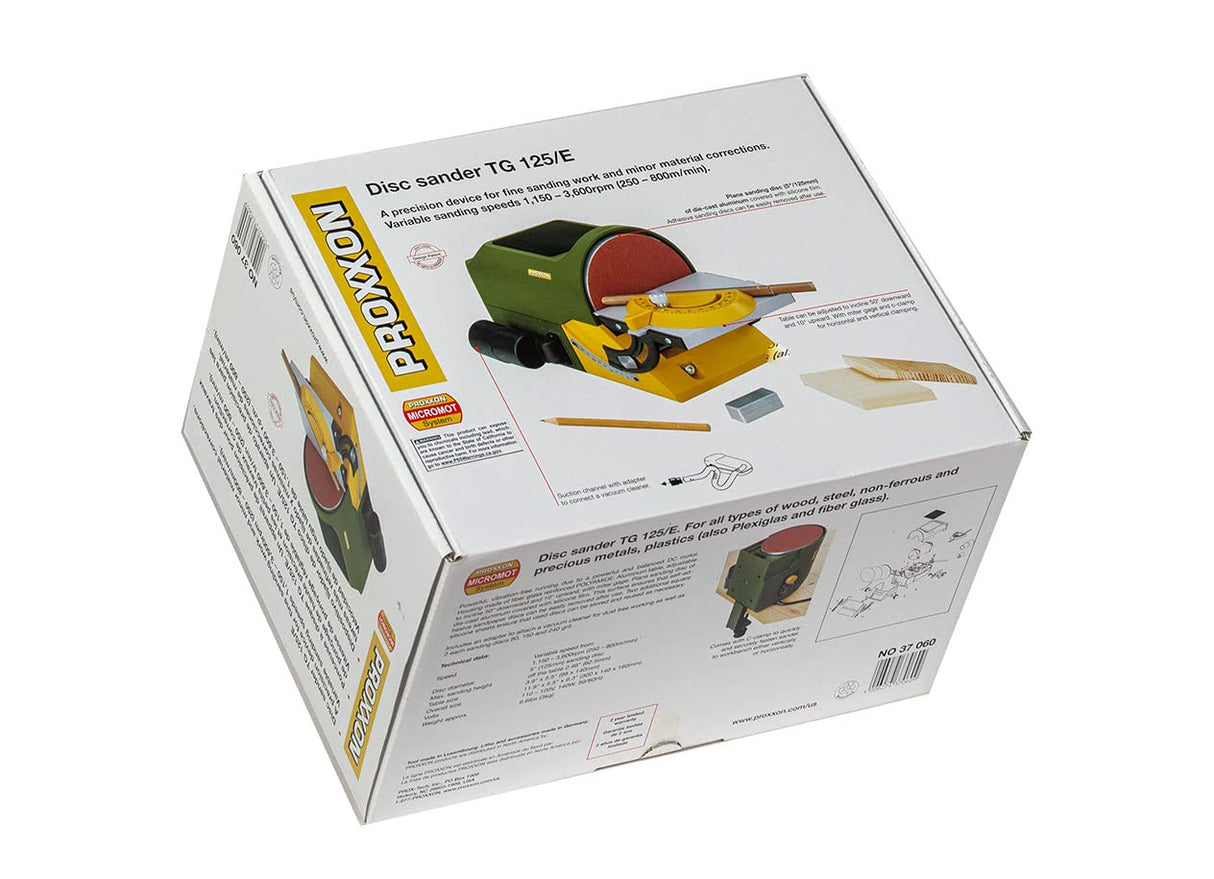 PROXXON Disk Sander TG 125/E, 37060 , Green Proxxon