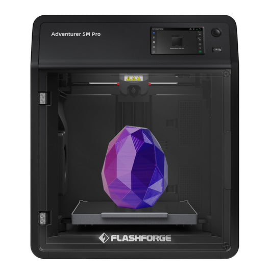 FLASHFORGE Adventurer 5M Pro 3D Printer, 600mm/s Max High-Speed 3D Printers with Auto Leveling, Dual Filtration System, Remote Monitoring, Quick Detachable Nozzle,Effective Cooling, Automatic - WoodArtSupply