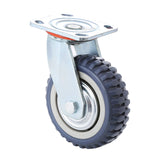 Chrov 6 Inch Heavy Duty Plate Casters Wheels Set of 4 Swivel Casters 1322lbs Smooth Silent 360 Degree Rotation Ball Bearing (2 with Brake Lock, 2 Without Brake) Chrov