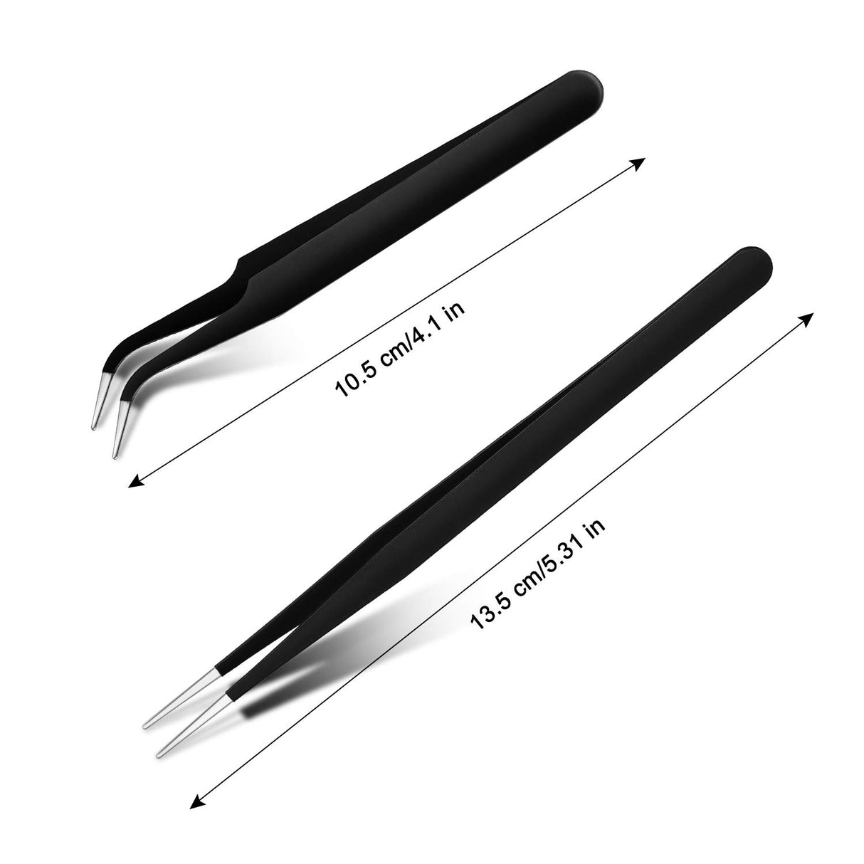 40 Pieces 3D Printer Nozzle Cleaning Kit, 28 Pieces 0.15 mm, 0.25 mm, 0.35 mm, 0.4 mm, 0.5 mm Nozzle Cleaner with Storage Box, 8 Pieces Cleaning Copper Wire Toothbrushes, 2 Pieces Tweezers Frienda