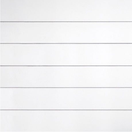 Timeline Classic White Shiplap Engineered Wood Wall Paneling, 3/8 in. 5.5 in. x 72 in. (6-Brds, 16.5 SF/Pkg) Timeline