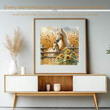 Sanjee Diamond Art Kits for Adults, Horses Diamond Painting Kits for Beginner, 5D DIY Round Full Drill Gem Art Crafts for Home Wall Decor Gift, 12x12inch Sanjee