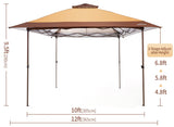OUTDOOR LIVING SUNTIME Instant Pop Up Patio Gazebo with Full Netting for Family Parties and Outdoor Activities(Netting Sidewalls) OUTDOOR LIVING SUNTIME