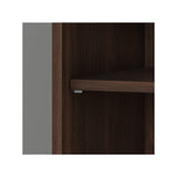 Bush Business Furniture Studio C Modern 5 Shelf Bookcase in Black Walnut Bush Business Furniture