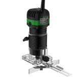 JiGiU Wood Trimmer, 1/4" 6.35mm Compact Router Tool Electric Wood Hand Trimmer Laminator 800W 28000R/Min Hand Held Woodwork Routers Router Joiners Tool with 6 Variable Speed for DIY Woodworking JiGiU