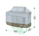 [monsoon] BBQ Grill Cover Waterproof Barbecue Grill Covers (55") Monsoon